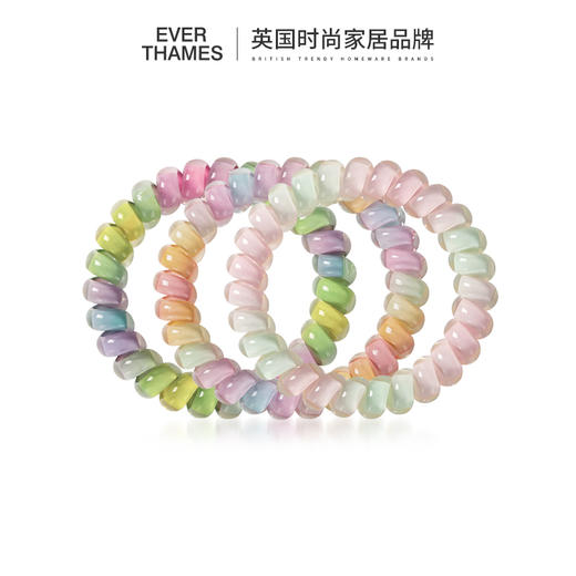 EverThames电话线发圈欧若风时尚发绳女高级感发饰扎头发头绳 商品图1