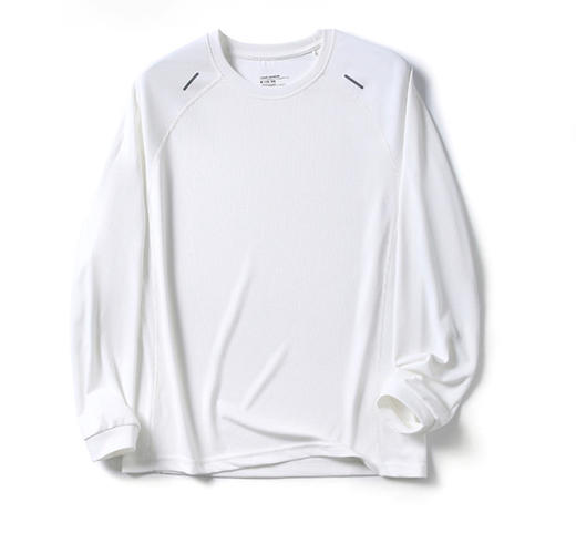 牛货！高性价比!2025秋季新款吸湿透气速干面料四面弹休闲长袖T恤打底 商品图4