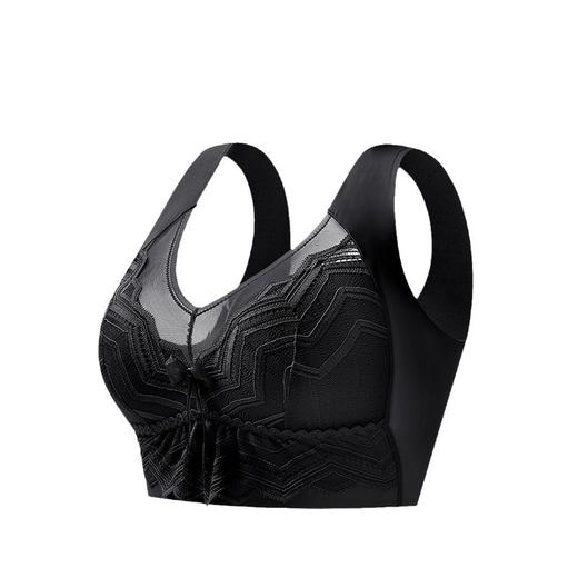 【49.9任选/2件❗️性感蕾丝轻盈内衣】每一天都能保持仙女范，裸感•舒适新体验，“拯救大胸”挺起自信，大胸显小美背内衣，无钢圈聚拢上托固定杯，夏季薄款蕾丝无痕大码文胸L 商品图4