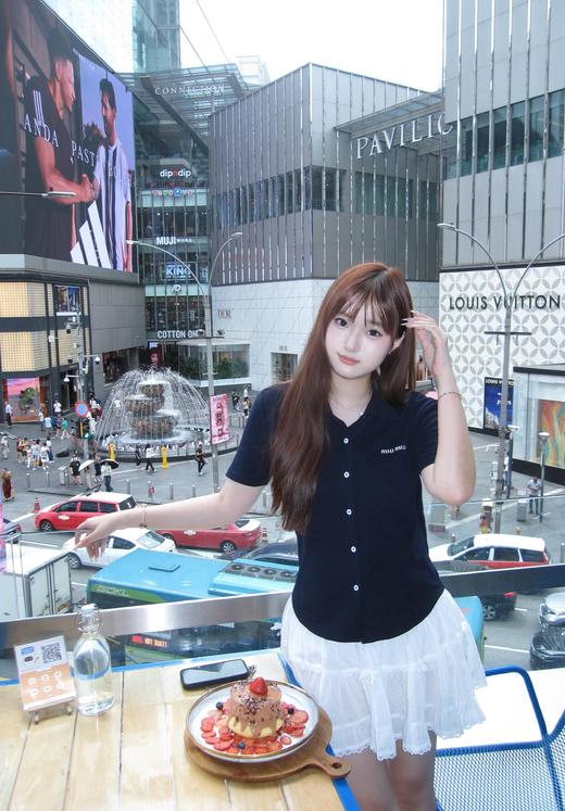 MIU棉质珠地透气网系扣POLO精致衬衫开衫 商品图6