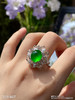 玻璃种艳绿蛋面戒指【5131407】具体价格微信咨询 商品缩略图4