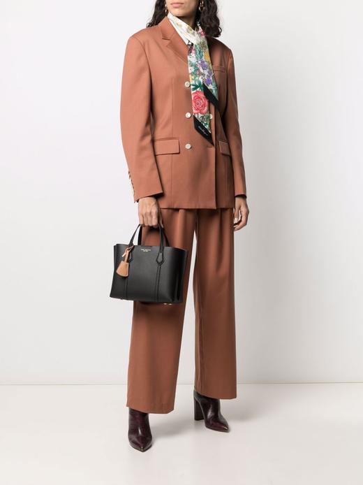 【新品超惠秒】托里·伯奇 Tory Burch 女士 Perry 小号黑色托特包/单肩包81928001 商品图5