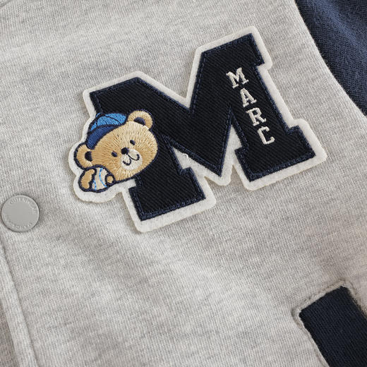 马克珍妮男童复古学院棒球服外套2025年秋装新款551155 商品图4