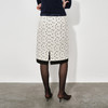 NUTH不规则波点拼接撞色抽绳直筒半身裙女 商品缩略图5