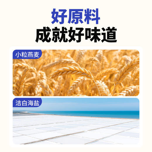 西域美农 海盐芝士燕麦  麦片 奶香浓郁  微咸软糯  高蛋白  无反式脂肪酸 450g/袋 商品图1