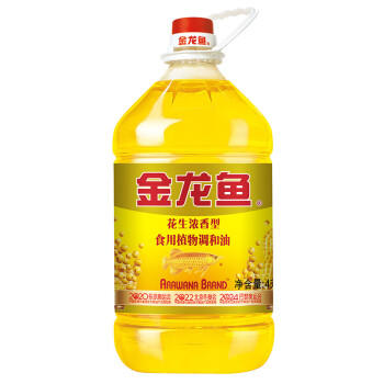 金龙鱼  食用油 花生浓香型食用植物调和油4L 商品图7
