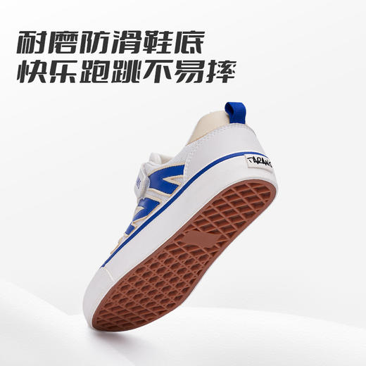 泰兰尼斯秋季中大童简约字母运动板鞋T02D2C2388 商品图4