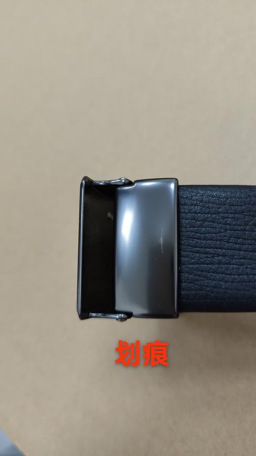 6942199082532115 沙驰satchi 男式真皮腰带头层牛皮自动扣皮带青年【三八礼物礼盒】送爱人【115cm】 商品图5