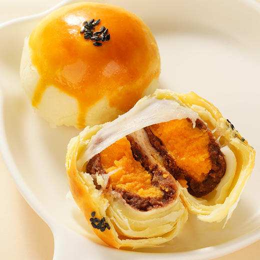 轩妈蛋黄酥/ 蛋黄酥(低糖款）25中秋限定装330g 商品图6