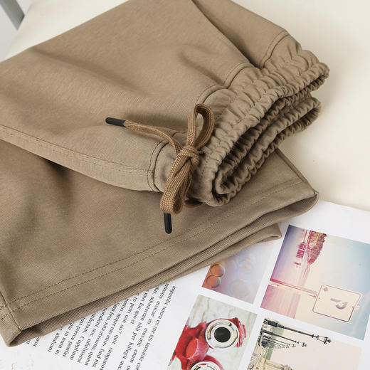 百媚生 运动短裤男女同款夏季华棉五分短裤 XW621 商品图2