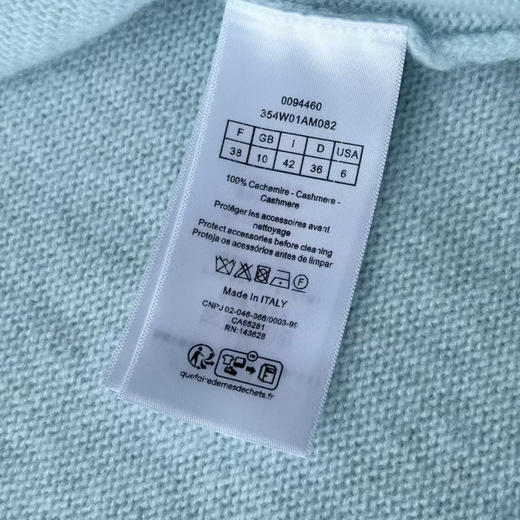 羊绒蜜蜂刺绣背心+开衫。 商品图7