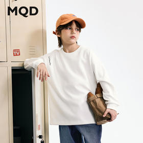 【MQD】秋季男大童基础百搭休闲运动长袖卫衣