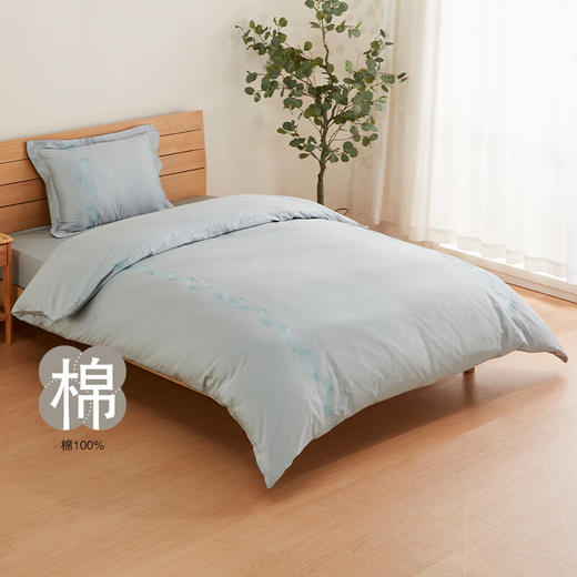  纯棉被套床单刺绣家用双人四季通用四件套 一期一会 商品图1
