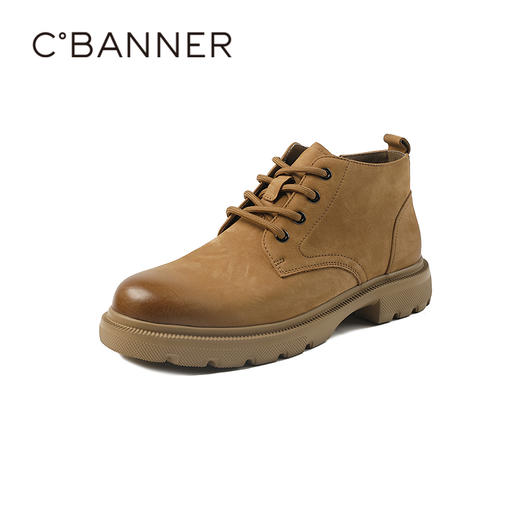 千百度舒适男时尚休闲鞋工装靴男鞋A25513516 商品图0