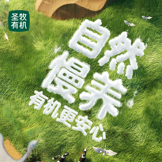 圣牧有机纯牛奶125mI*20盒 商品图1