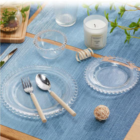  珠边玻璃碗盘甜品冰淇淋雪糕碗糖水点心沙拉碗玻璃杯