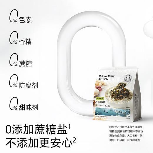 【不二宝贝】DHA鳕鱼肉松海苔碎拌饭90g儿童无添加宝宝婴幼儿辅食饭团 商品图2
