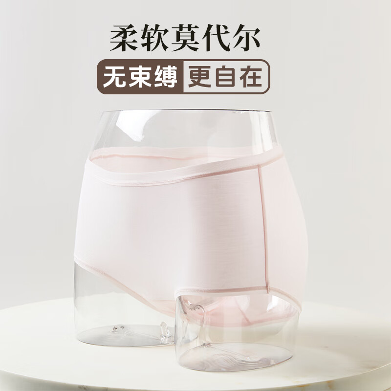  运动舒适透气三角裤内裤女士短裤 莫代尔 四色可选