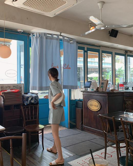 【金蘑菇菇 清谭洞小西装】通勤刚需利落小巧版型夏日薄西装套装 商品图7