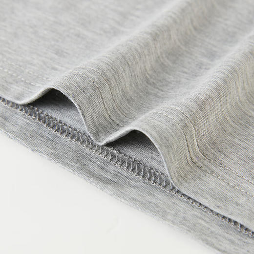  圆领透气纯色上衣T恤宽松 女士短袖 莫代尔 商品图5