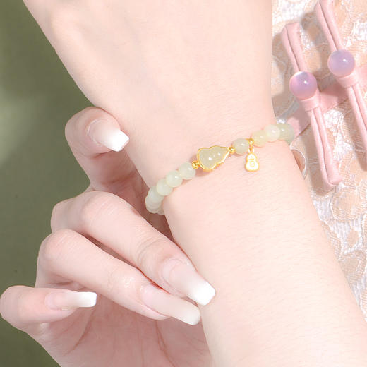 【七夕好礼 融合东方美学 祥瑞寓意】S925银和田玉项链手链系列  送最好的你！ 商品图7