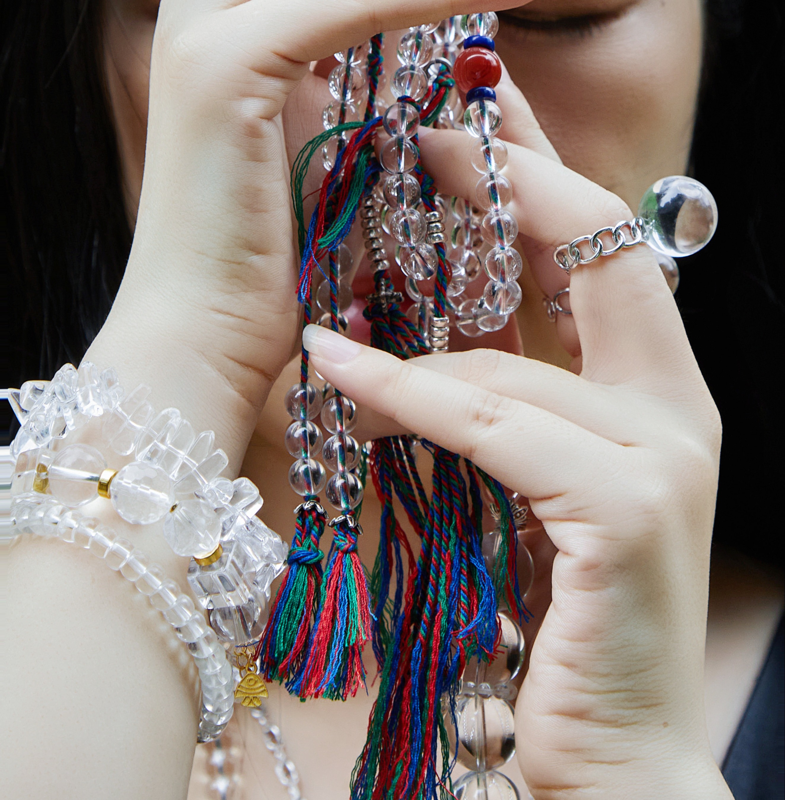 CrystalSoul巴西白水晶原创设计首饰，纯净心灵圣石，明星同款，水晶行业大咖亲选料（预售 5-7天发出）