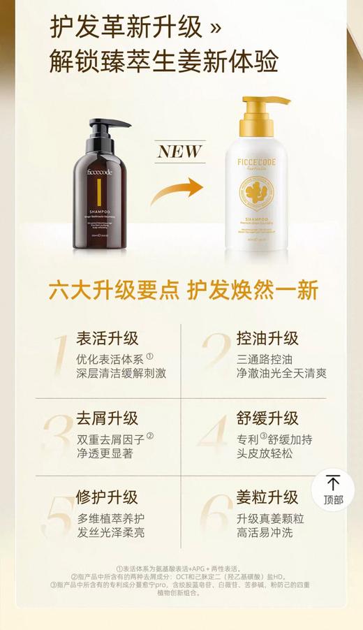 澳洲ficceCode菲诗寇生姜洗发水450ml 商品图1