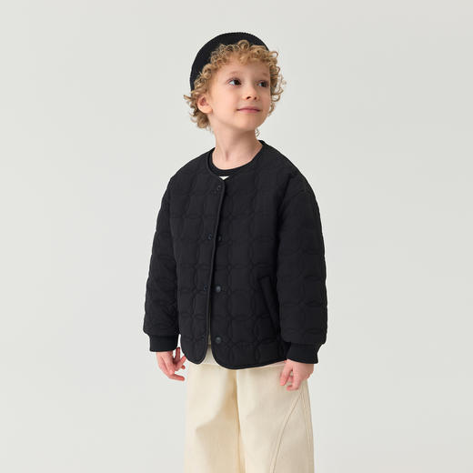 [校服神器]马克珍妮男女童无氟防泼水绗缝外套宝宝秋冬新款551362 商品图1