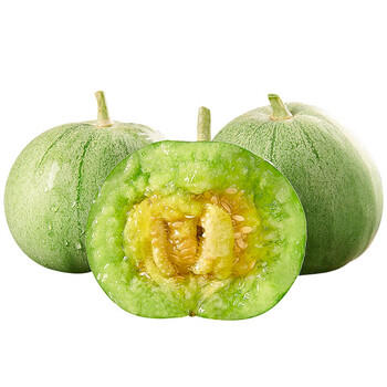 京鲜生 绿宝香瓜甜瓜  净重3斤 4-6粒装 生鲜水果 商品图1