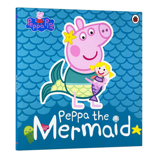 小猪佩奇 美人鱼 英文原版 Peppa Pig Peppa the Mermaid 粉红猪小妹 平装 英文版儿童英语启蒙图画故事书 进口原版书籍 商品图0