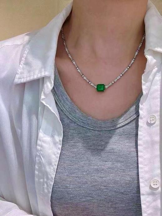 4.54ct刻面祖母绿项链 商品图6