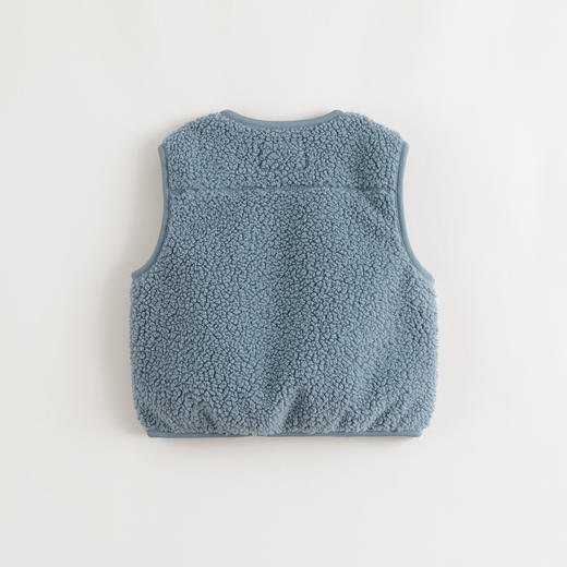 马克珍妮男童亲肤软糯摇粒绒马甲2025年秋冬新款551379 商品图2