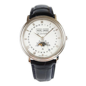 【95新】BLANCPAIN 宝珀经典系列手动机械机芯34MM（女款）日期、星期、月份、月相显示240725NJS06