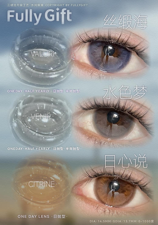 FullyGift新品【日心说】直径14.5mm，着色直径13.8mm 商品图3
