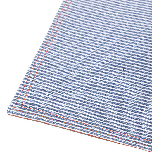 全棉餐垫简约条纹格纹桌垫家用吃饭餐桌纯棉隔热垫子 商品图3