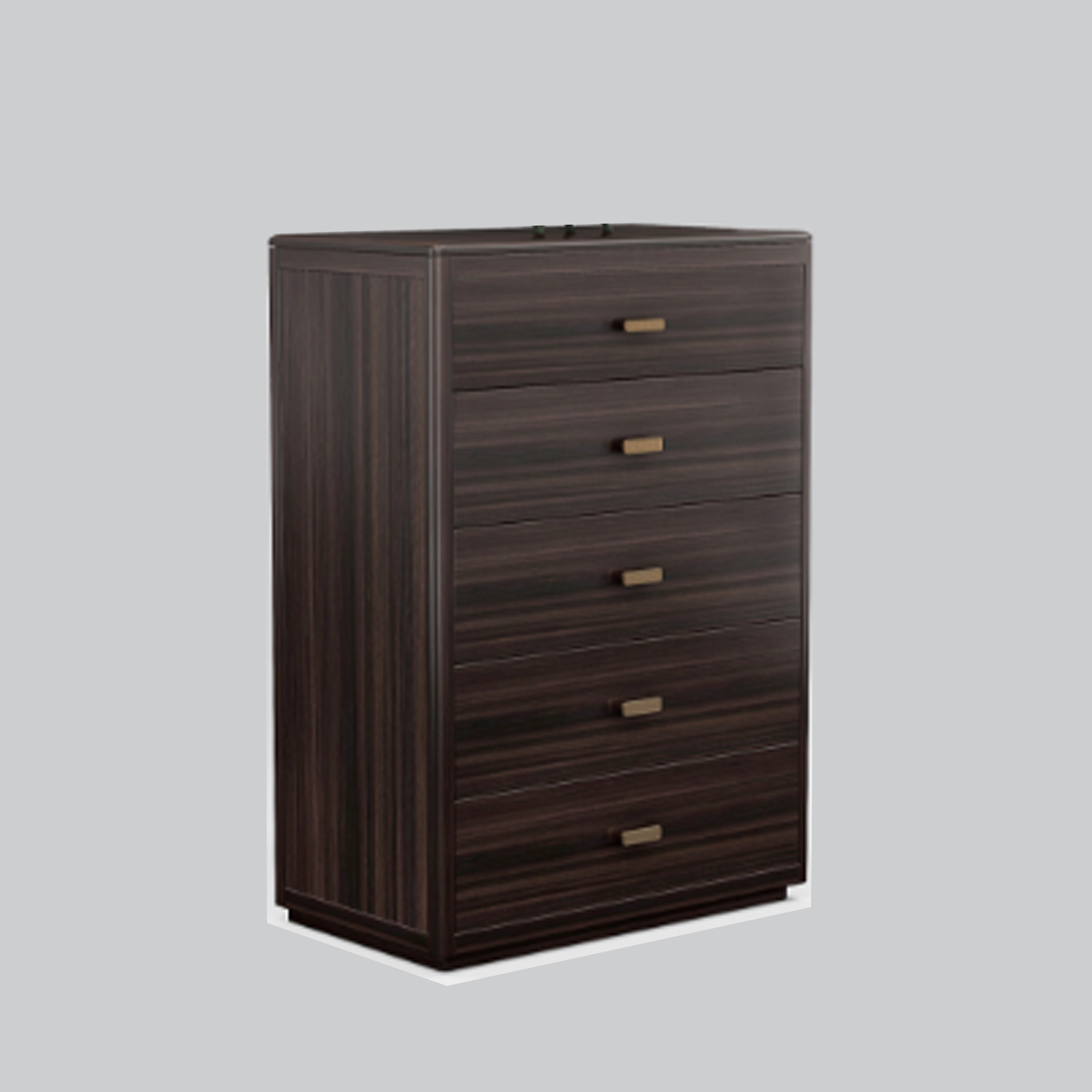 【新中式五斗柜KD-Y-T8604】客厅/书房/卧房/黑檀/五斗柜