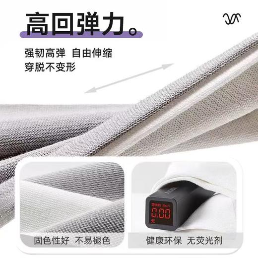 超值15双！【免洗日抛，旅行必备！懒人丢丢袜！】一次性袜子 男女免洗 无菌中筒袜 出差旅行便携 日抛学生军训 吸汗防臭-QB 商品图2