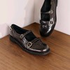 【云粉节】【思加图】BF思加图2025新款爵士玛丽黑色小皮鞋玛丽珍鞋平底鞋单鞋女EHH02吊牌价1490 商品缩略图1