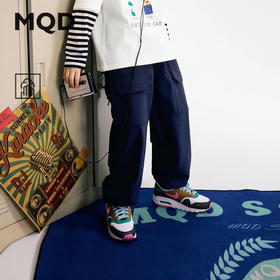 【MQD】【束脚裤】秋季男大童户外露营工装休闲裤