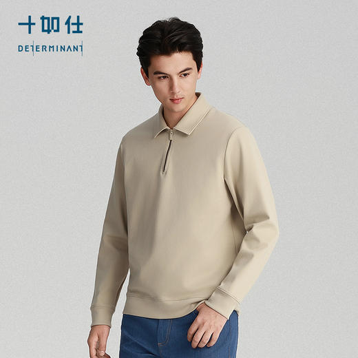 秋冬针织半拉链远红外保暖长袖显瘦POLO-P05-02 商品图6