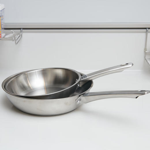  厨房煎锅IH不锈钢单双柄锅电磁炉燃气灶可用SD01系列 商品图2