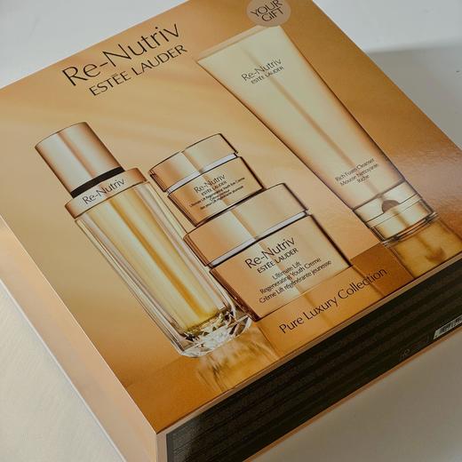 严选 | 雅诗兰黛白金黑钻礼盒 白金洗面奶125ml+白金黑钻精华30ml+白金眼霜15ml+白金面霜50ml 配礼袋 商品图4