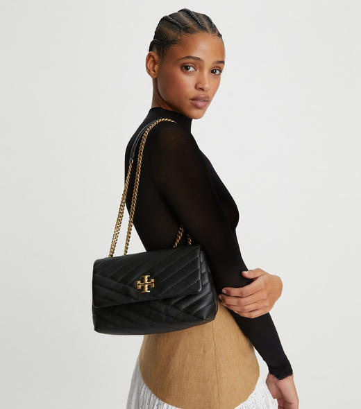 【新品超惠秒】托里·伯奇 Tory Burch  小号 Kira Chevron 女士可变式单肩包 90452001 商品图5