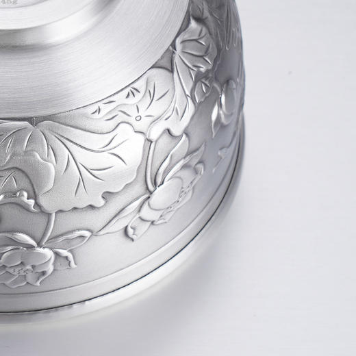 子佩集S999银【金玉满堂】摆件【BXF008024803】纯银餐具鱼莲吉言碗2507 商品图7