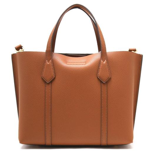 【新品超惠秒】托里·伯奇 Tory Burch 女士 Perry 小号棕色荔枝纹手提单肩包81928905 商品图5