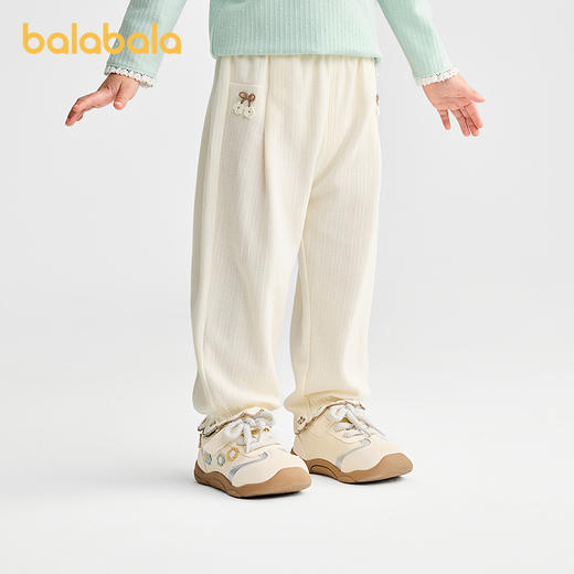 【商场同款】巴拉巴拉宝宝长裤纯棉宽松花苞裤女童2025秋新款裤子 商品图2