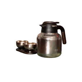 桑亚塔 钛金属焖茶壶套装 纯钛焖泡壶套装礼盒商务带茶盏