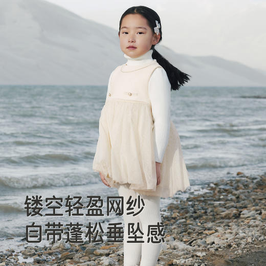 【商场同款】英氏女童秋冬无袖背心裙小女孩时髦洋气礼服连衣裙 商品图2