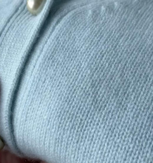 羊绒蜜蜂刺绣背心+开衫。 商品图4
