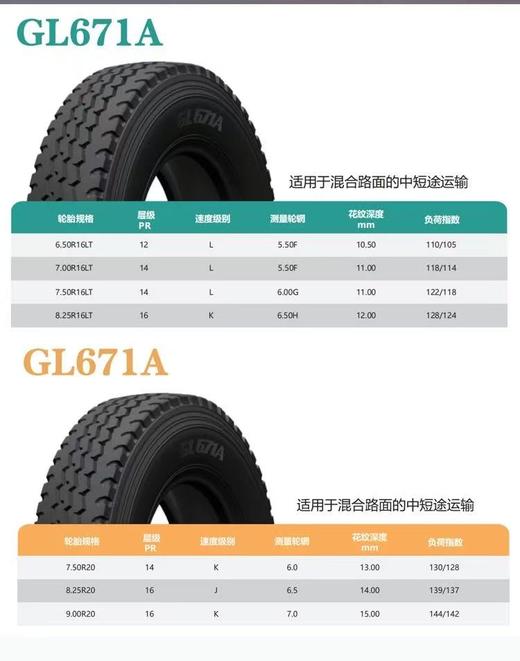 前进轻卡轮胎 商品图0